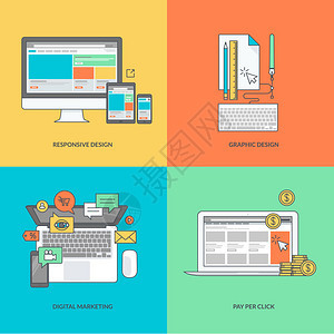网页设计响应式设计平面设计数字营销金融每次点图片
