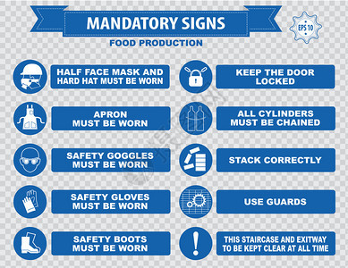 食品生产强制标志集图片