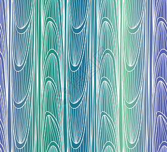 海浪和线条的矢量无缝抽象背景平整木图片