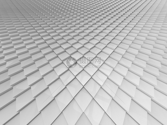 无限的立方体背景白色图片