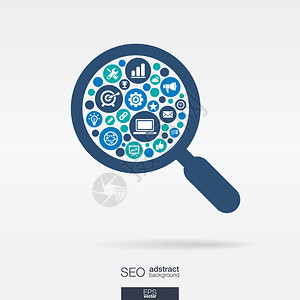 技术搜索引擎优化网络数字分析数据和市场概念图片