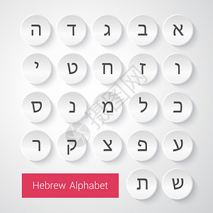 一组带希伯来字母的圆光图图片