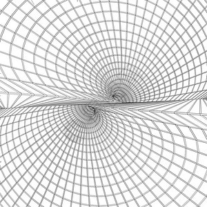 抽象角落循环隧道结构向量图片