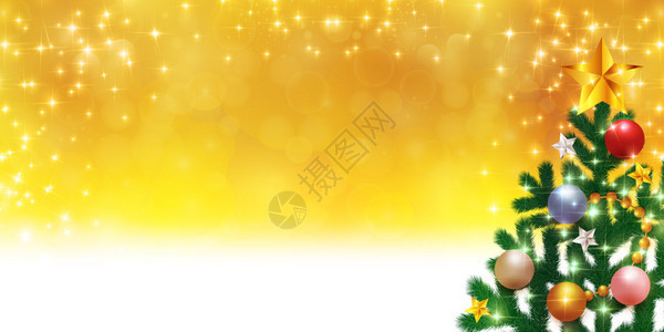 圣诞枞树背景图片