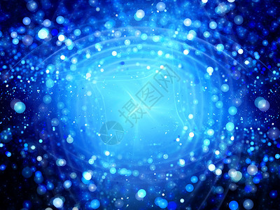 利用微粒计算机生成抽象背景的新技术蓝色发光爆炸背景图片