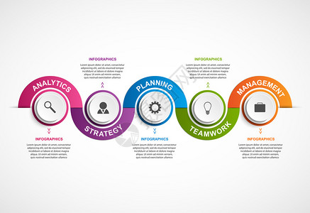 摘要选项信息图设计模板图片