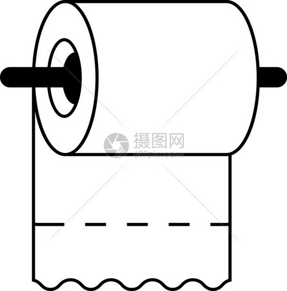 厕所纸Wc图标图片