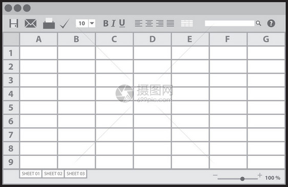 空表文档矢量图图片