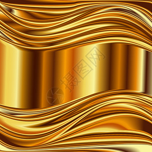 金属背景金色拉丝金属质感板矢量3图片