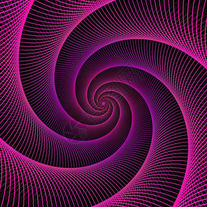 紫弦螺旋分形设计图片