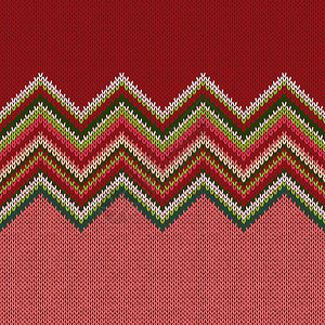 无缝族裔几何式编织模式风格化绿色图片