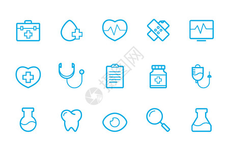 医学医学图标线图片