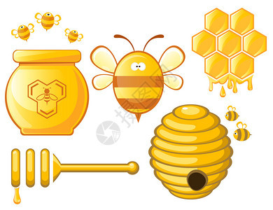 蜂蜜和蜂图片