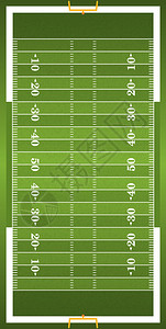 垂直草质美国足球场图解EPS10文件载图片