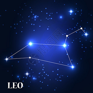 符号LeoZodiacSig背景图片