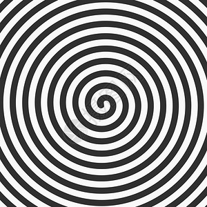 矢量黑螺旋背景旋转线组成圆圈图片