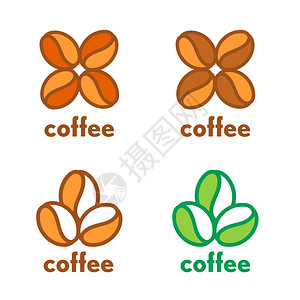 咖啡谷物咖啡咖啡豆标志咖图片