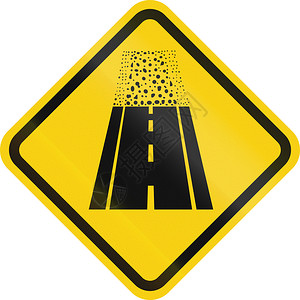 哥伦比亚道路警告标图片