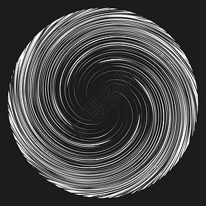 速度,】涡旋速度线背景黑色漩涡背景上漫画或流行艺术风格的插画