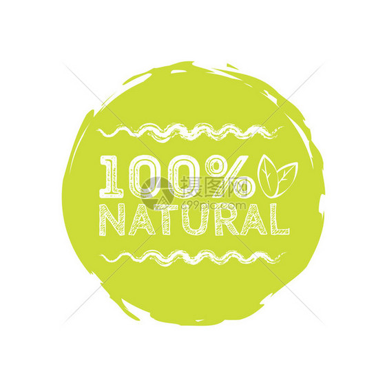 带有叶子天然产品有机健康食品的自然标志矢量化妆品食品中的有机食品徽图片