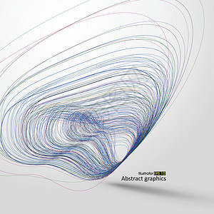 抽象线条矢量图图片