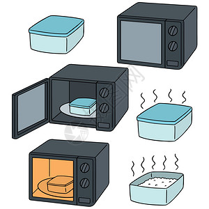 向量组的微波炉图片
