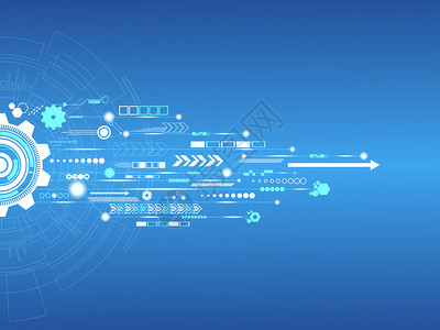 矢量抽象背景表明技术和技术概念的创新a图片