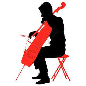 休眠是演奏大提琴的音乐图片