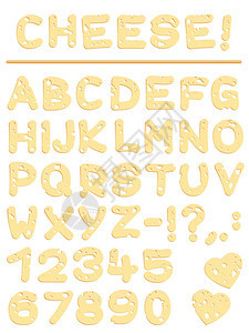 奶酪字母表美味的字母图片