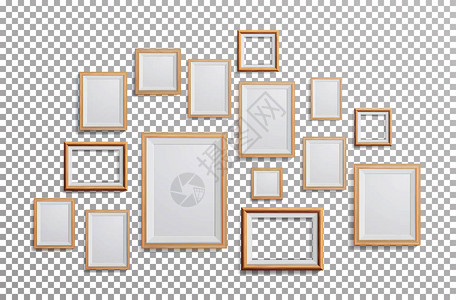 逼真的相框矢量图片