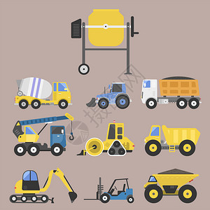 送货卡车运输施工车辆和道路机械设备自卸车业务卡车货物沙箱大平台图片