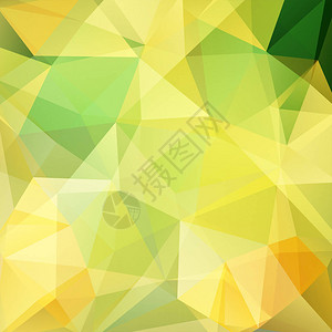抽象的多边形矢量背景几何矢量图创意设计模板黄色图片