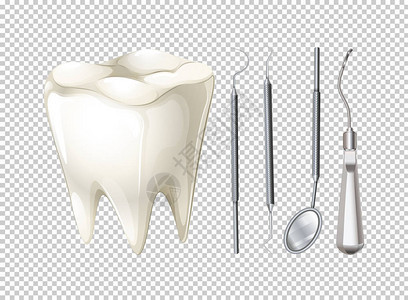 牙齿和牙科设备插图图片