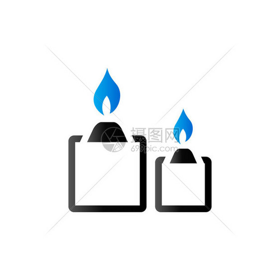 蜡烛图标以duo图片