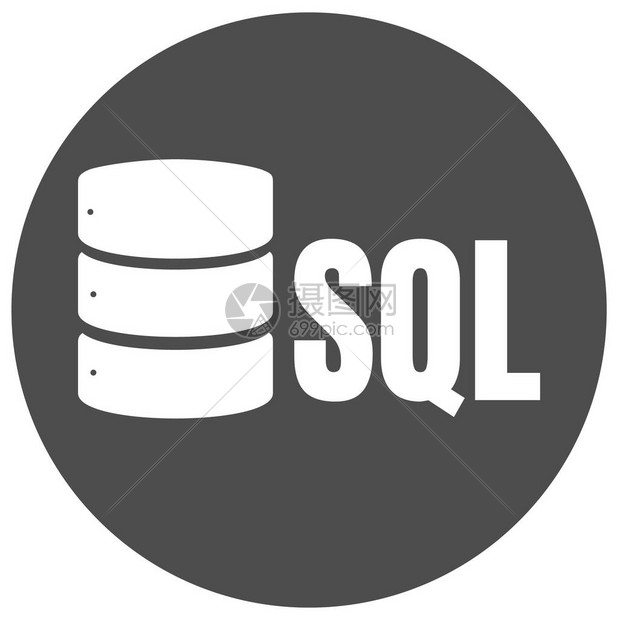SQL数据库图标Logo设计UI或UXApp在圆框中加上阴插画图片下载-正版图片402325094-摄图网