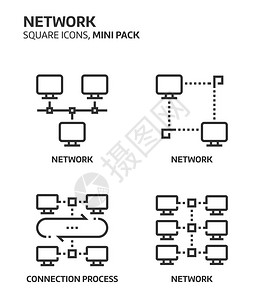 网络平方小型图标集图片