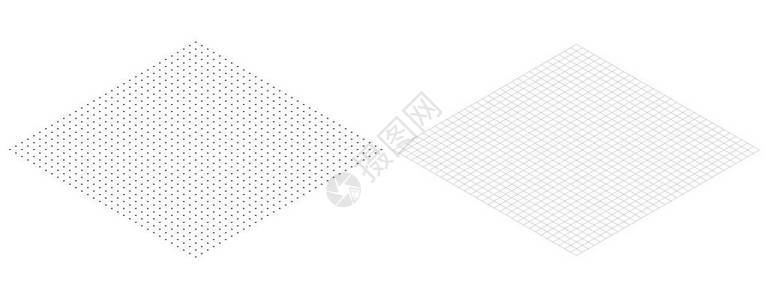 Iso度网格点矢量解码器离背景图片