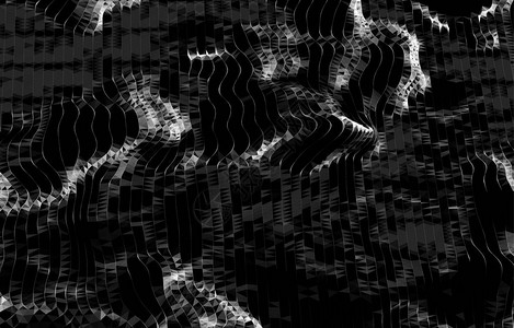 连接网绳索网络异乎寻常的几何黑白矢量模式图片