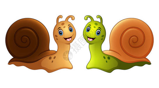 以两种颜色显示Snails图片