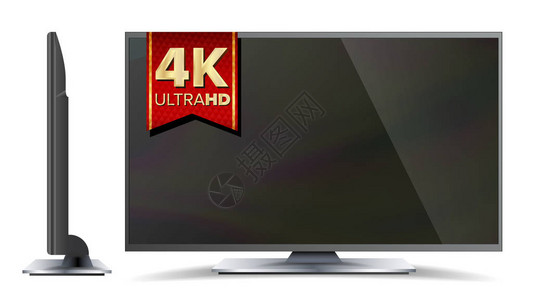 4k电视矢量屏幕UHD签名TVULHD分辨率格图片
