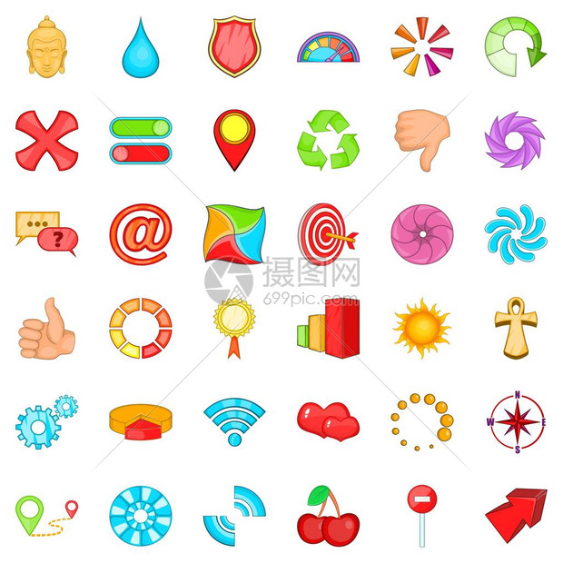 标记图标集插画图片下载-正版图片402329748-摄图网
