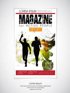 封面体育杂志插图背景图片