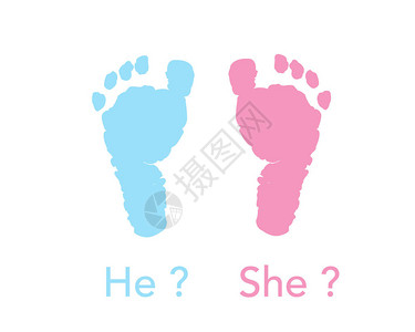婴儿脚印婴儿别显示粉红和图片