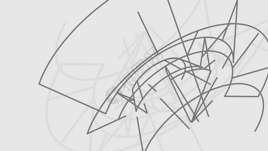 矢量带点的抽象圆圈手绘草图线黑色圆形单色框架孤立的笔画设计扭曲轮廓曲线图铅笔画的圆圈背景图片