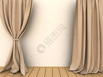 curtains3d3d渲染插图图片