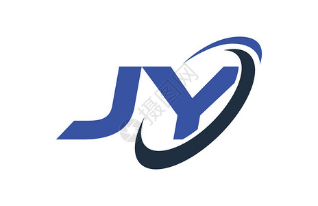 JYLogoSwoush椭圆蓝图片