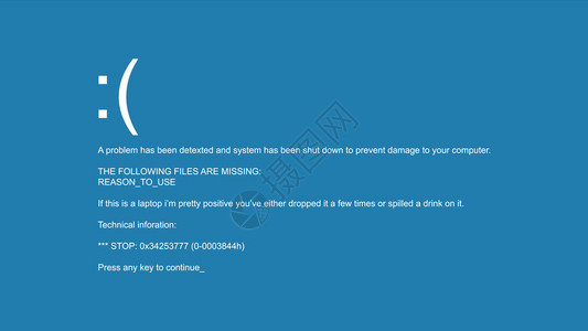 向量的蓝屏蓝屏死机致命驱动程序图片
