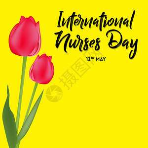国际护士日国际护士日壁纸黄背景图片