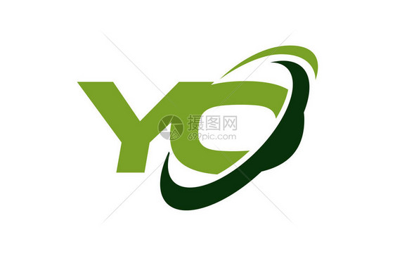 YOLogoSwoushEllipse绿色图片