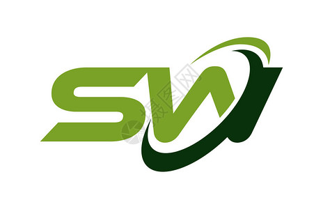 SWLogoSwoush椭圆绿图片